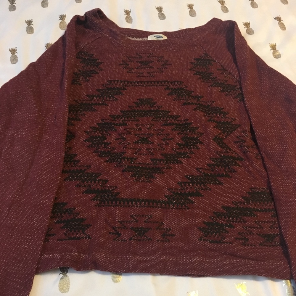 Sweatshirt Style Top